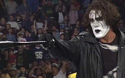 魔蝎大帝斯汀Sting攻击四巨头 WCW Uncensored 97