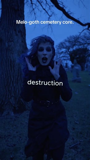 Melo-goth cemetery core 💜🪦🖤 #cursedmetal #gothicmetal #symphonicmetal