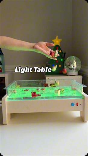 Tara Dion on Instagram: "FOLLOW,LiKe and comment TABLE and I’ll send it your way. The following is just to make sure you can see the message. This light table includes so many ways to play and includes so many activities for kids to play. Would make a great gift! #momof3 #lighttable"