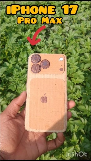 DIY iPhone 17 Pro Max with cardboard box #smartphone #minecraftsurvivalseriesepisode1 #minecraftyout