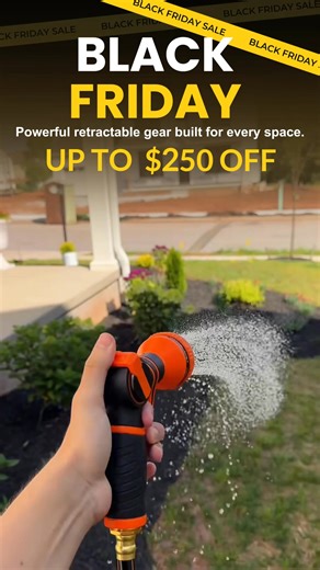 Make cleaning faster, easier & smarter. 🧽 This Black Friday, enjoy the biggest savings of the year – up to $250 OFF Giraffe Tools’ retractable washers & vacuums! ⚡ Limited-time only. Perfect moment to upgrade your garage setup. | Giraffe Tools