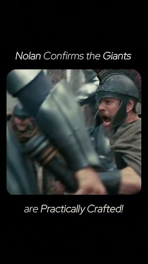 The Hiring of ACTUAL GIANTS portrays Nolan's Hate towards CGI📈#odyssey #nolan #movie #film #shorts