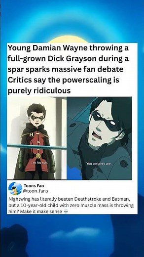 DC Fans Outraged After 4-Foot Robin Overpowers Nightwing