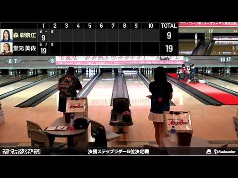 決勝ステップラダー『コカ・コーラカップ2021 千葉オープン女子ボウリングトーナメント』