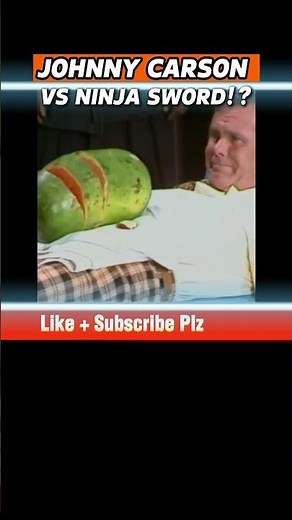 Johnny Carson vs. A Ninja Sword?! #ClassicComedy #1970s