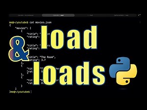 Learning Python – Loading & extending JSON files with `load` and `loads`