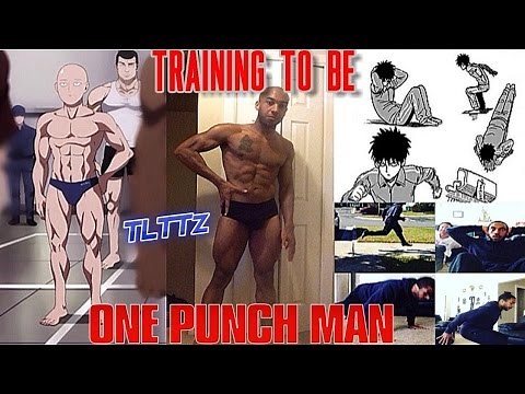 ONE PUNCH MAN SAITAMA FITNESS TRAINING!! | Tough Like The Toonz: EP 6