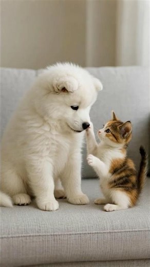 Boop! You’re My Friend #kitten #puppy