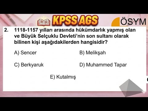 2026 KPSS-AGS Practice Test 7 ✅ By far the best practice test of recent times ‼️