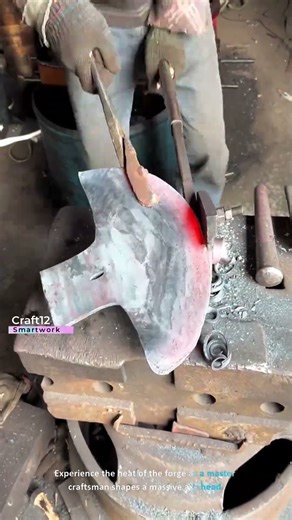 Forging a Massive Axe Head!