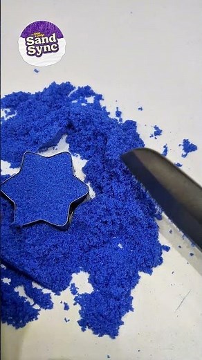 Satisfying Kinetic Sand ASMR 🤤🏖️ | Relaxing Sand Cutting Sounds ✨ satisfying cut! 😍#KineticSand