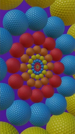 Golf Ball Spin Infinite #shortvideo #satisfyingvideo