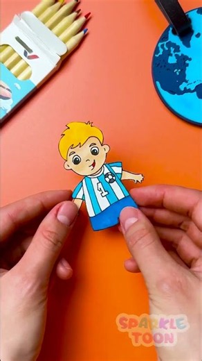 🏃‍♀️ Make a Runner Finger Puppet With Paper! ✏️ #Craft #Kids