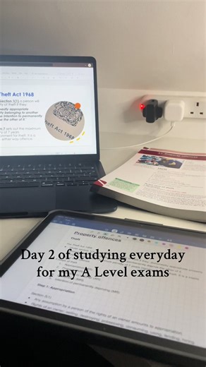 Studying for A Level Exams: Day 2 Progress