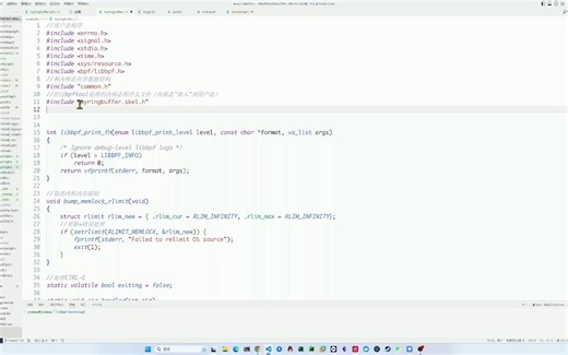 基于libbpf-bootstrap编写kprobe ringbuf(Map)ebpf程序
