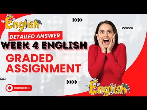 Week 4 English Graded Assignment || IIT madras BS Degree #iitmadras #paradox