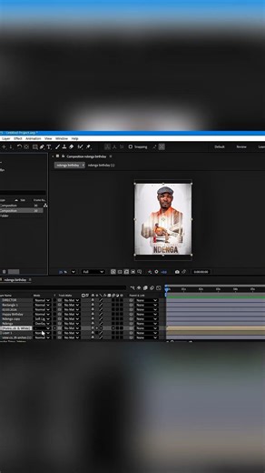 this is how you can open a psd file on after effects #god #aftereffects #photoshop
