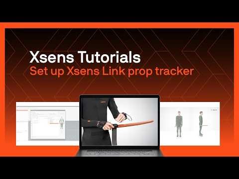 Xsens Tutorials Set up Xsens Link prop tracker