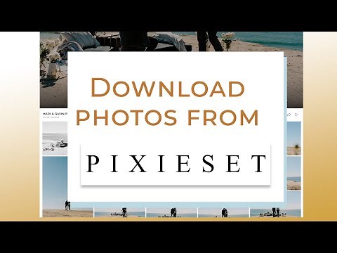 How to download from Pixieset