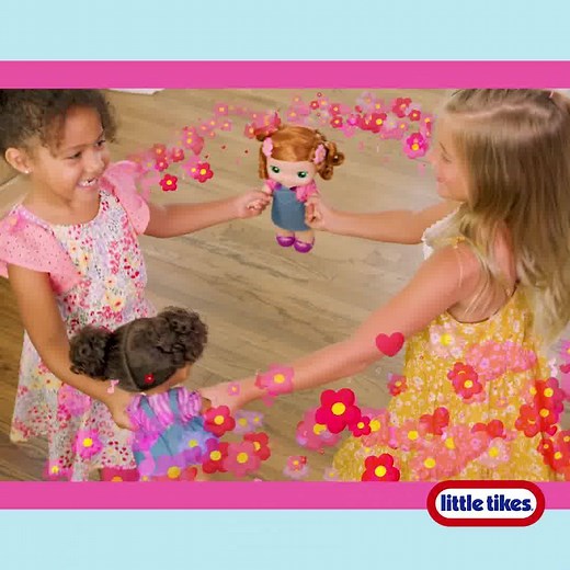1.8M views · 2.3K reactions | The new Sing-Along Lilly & Ami dolls brings kids' vibrant imaginations to life as they play all day! Hold both of Lilly or Ami's hands for a fun sing-along experience of "Ring Around the Rosie"! Shop now at Walmart. | Little Tikes | Facebook