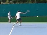 It's all about the backswing! Federer's awesome backhand shot
