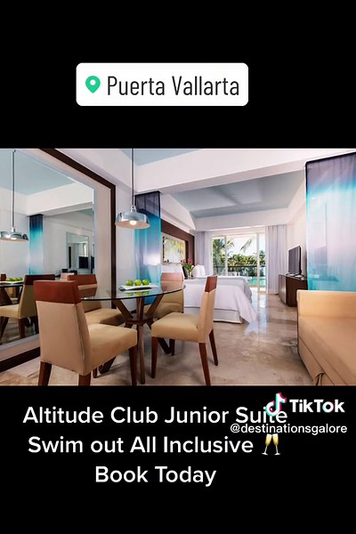 ✈️✈️ More than just an all-inclusive resort, Krystal Grand Nuevo Vallarta offers a complete experience that includes dining at five restaurant options, spirits poured without limit at five bars, stunning views of the Banderas Bay and views of the Sierra Madre Mountains while watching the sun set, all while sipping a delicious cocktail. Krystal Grand Nuevo Vallarta (RN), Nuevo Vallarta 🌟🌟🌟🌟 Package Details: ✅5 nights accommodations for 2 adults occupying 1 room ✅Altitude Club Junior Suite Swi