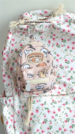 Cutest Mini Backpack Keychain Pouch 🌷✨⭐️#kawaii #keychain #pouch #pinteresty #mini #backpack