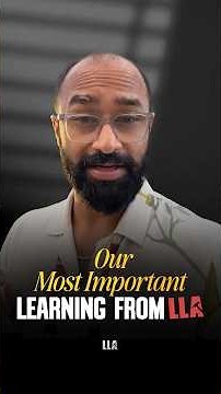 Most Important Learning from LLA | #LLAShorts 1564