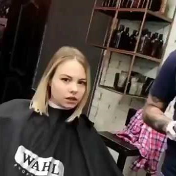 Blonde hair to buzzcut!