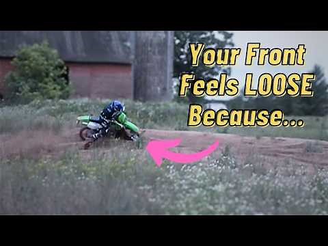 How To Turn In SOFT Sand On A Dirt Bike Without Knifing The Front