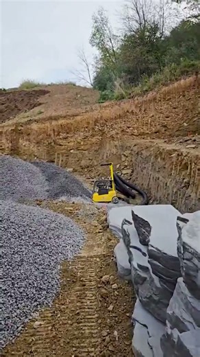 Massive Retaining Wall Project Underway