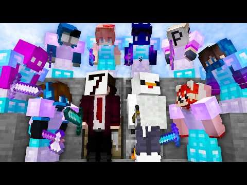 2 Minecraft Speedrunners VS 8 Hunters REMATCH