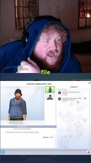 CaseOh Gets Trolled by Messages in The Sims! #caseoh