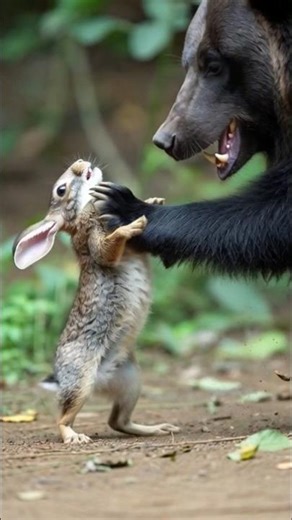 Funny Animal Fight 🐻🐰 | Bear & Rabbit Epic Comedy Battle