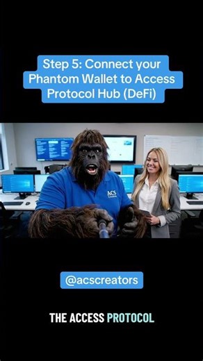 Teacher demonstrates lesson to Bigfoot in connecting his phantom wallet #Crypto #AccessProtocol