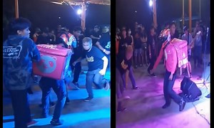 Food Panda Rider Goes Viral for Joining Mosh During Hardcore Gig