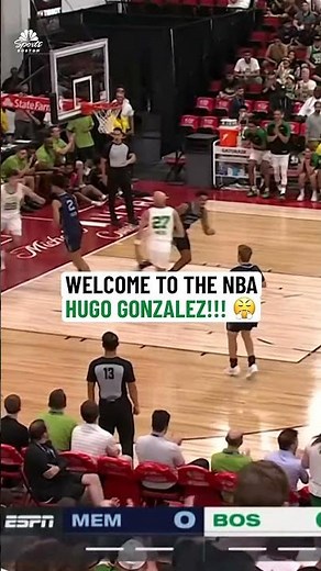 HIGHLIGHTS: Celtics rookie Hugo Gonzalez scores his first basket in the NBA 👏