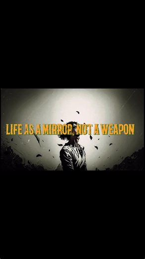 Life as a mirror, not a weapon