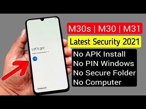 Samsung M30s/M30/M31 FRP Bypass |ANDROID 10 Without PC