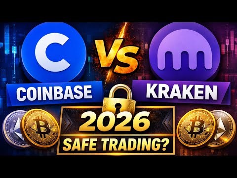Coinbase vs Kraken 2026 🔒 | Best Regulated Crypto Exchange for Safe Trading | Trading
