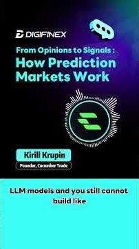 #digitalk highlight: From Opinions to Signals: How Prediction Markets Work