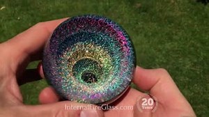 35K views · 712 reactions | Latest breathtaking creation from the "Dichroic Swirl" series. This solid borosilicate glass sphere is made by simultaneously folding crystallized metals into hot glass while it's being swirled into a vortex. This style is also available as a pendant! Purchase direct from my website with worldwide shipping here: https://internalfireglass.com/shop/ #scottpernicka #dichroic #borosilicate #marble | Internal Fire Glass | Facebook