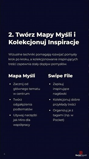 Twoje pomysły na treści mogą być lepsze – poznaj 5 sprawdzonych technik burzy mózgów.
