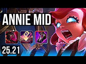 ANNIE vs AURORA (MID) | 11/1/7, Godlike | EUW Diamond | 25.21