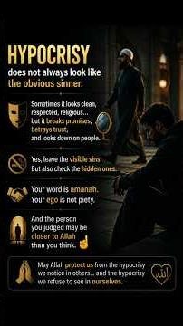 The Sin You Can’t Smell.🚬 Hypocrisy does not always look like the obvious sinner