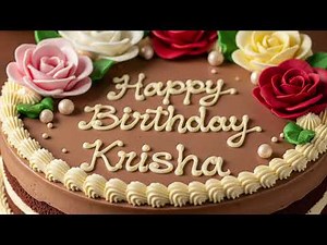 Krisha - Happy Birthday Krisha