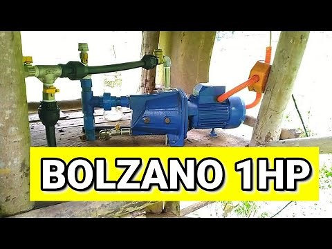 Bolzano water pump actual performance 1hp | Plumbing