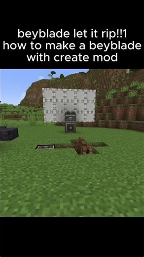 Making A Beyblade With Minecraft Create Mod