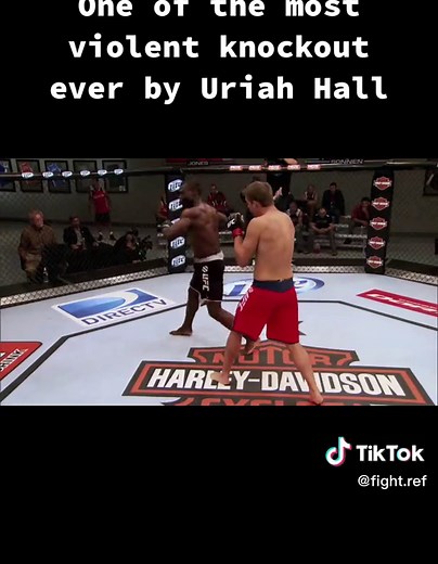 One of the most violent knockouts in MMA history || Uriah Hall 🏆 #mma #uriah #hall #fyp #foryou #pourtoi