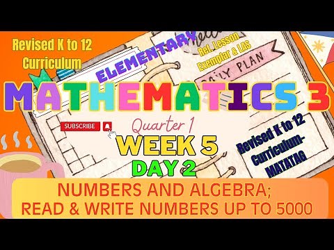 Grade 3 Math | Q1 Week 5 Day 2 | Read and Write Numbers up to 5000 | MATATAG Curriculum